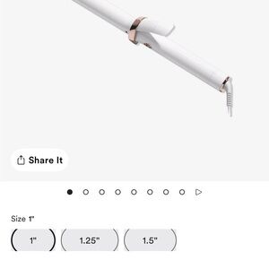 T3 curling iron 1”
